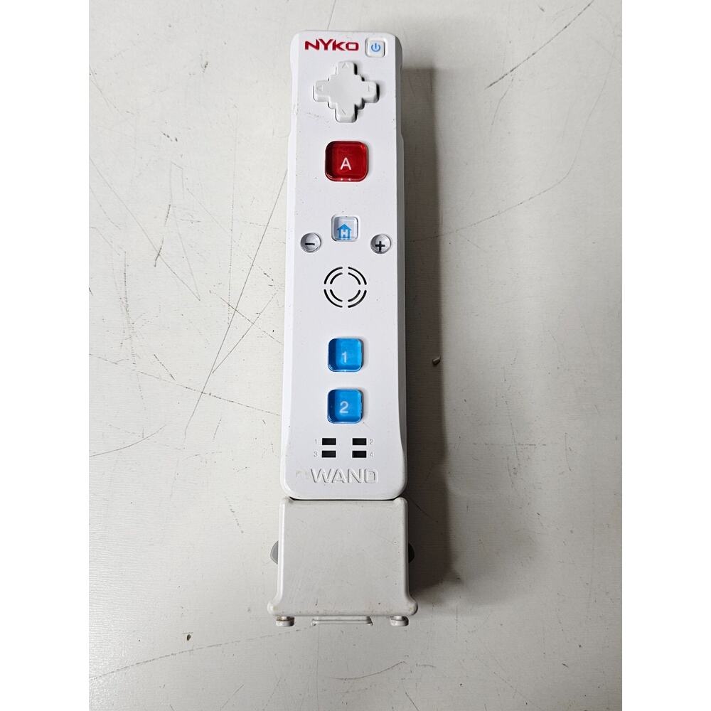 Nyko Wand For Wii Or Wii U White Wiimote Controller With RVL-026 Motion Plus